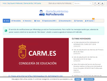 Tablet Screenshot of diariodeuninterinonopreferente.com